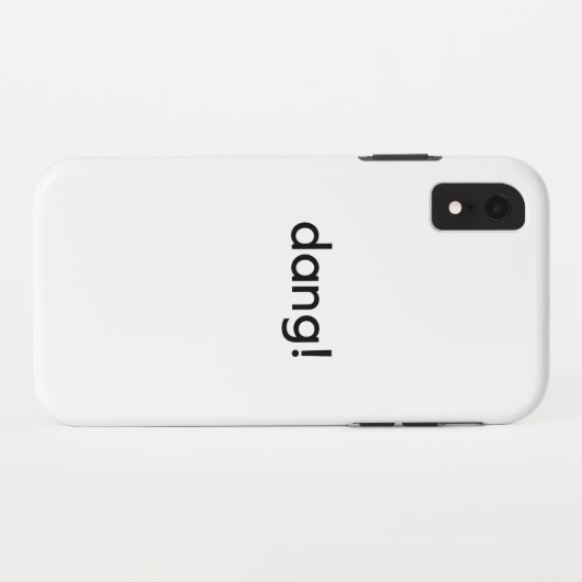 Dang. Case-Mate iPhone Case (Achterkant (horizontaal))