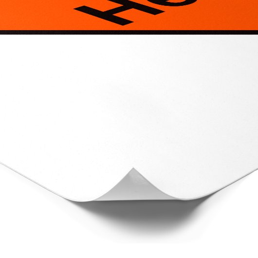 Danger : affiche Helvetica (Coin)