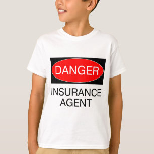 Danger - Agent d'Assurance T-Shirt Drôle Mug Chape