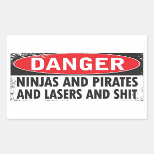 DANGER ! Autocollants