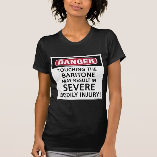 Danger Baritone T-shirt (Voorkant)