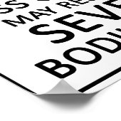 Danger Bass Clarinet Poster (Hoek)