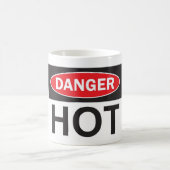 Danger chaud - tasse Morphing (Centre)