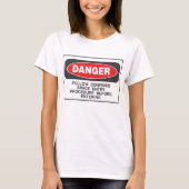 Danger Confined Space Entry Safety Warning T-shirt (Voorkant)