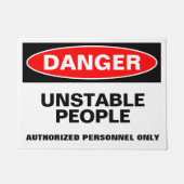 DANGER DEURMAT (Voorkant)
