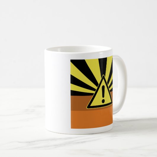 Danger Doberman Coffee Mug (Devant droit)