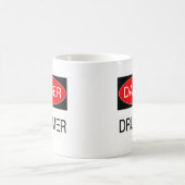 Danger - Drummer Funny Musicien T-Shirt Mug Apron (Centre)