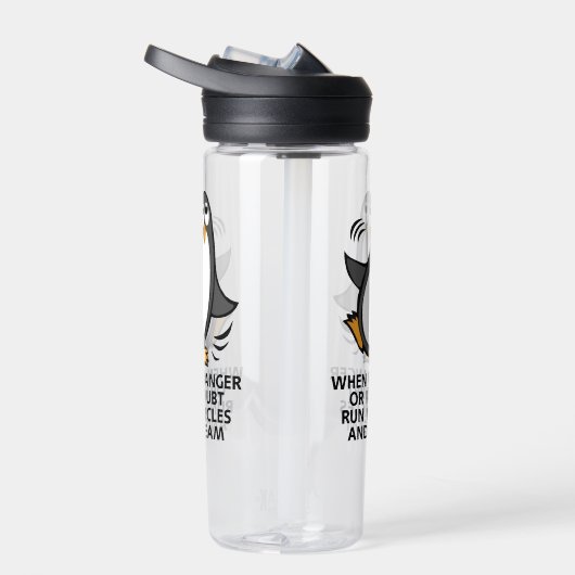 Danger Funny Penguin CamelBak Eddy Waterfles (Rechts)