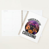 Danger Halloween Chat Noir Traverse (Devant avec enveloppe)