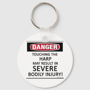 Danger Harp Sleutelhanger