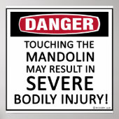 Danger Mandolin Poster (Voorkant)