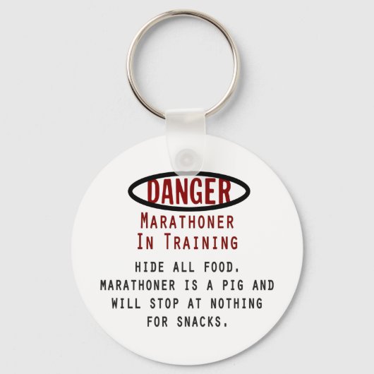 Danger Marathoner Sleutelhanger (Voorkant)