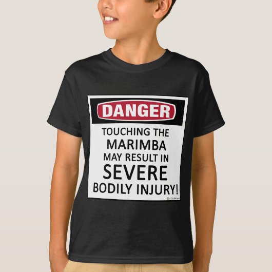 Danger Marimba T-shirt (Voorkant)
