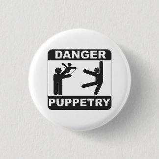 Danger Puppetry Ronde Button 3,2 Cm