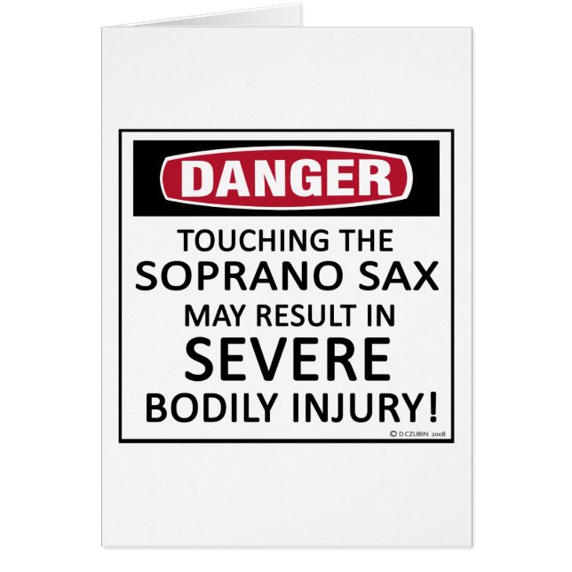 Danger Soprano Sax (Voorkant)