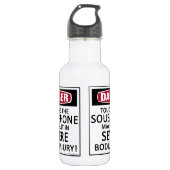 Danger Sousaphone Waterfles (Voorkant)