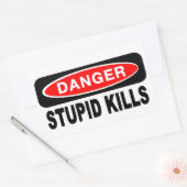 Danger Stompzinnig doodt Stickers (Envelop)
