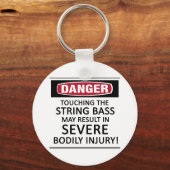 Danger String Bass Sleutelhanger (Voorkant)