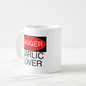 Danger - tablier drôle de casquette de tasse de (Devant gauche)