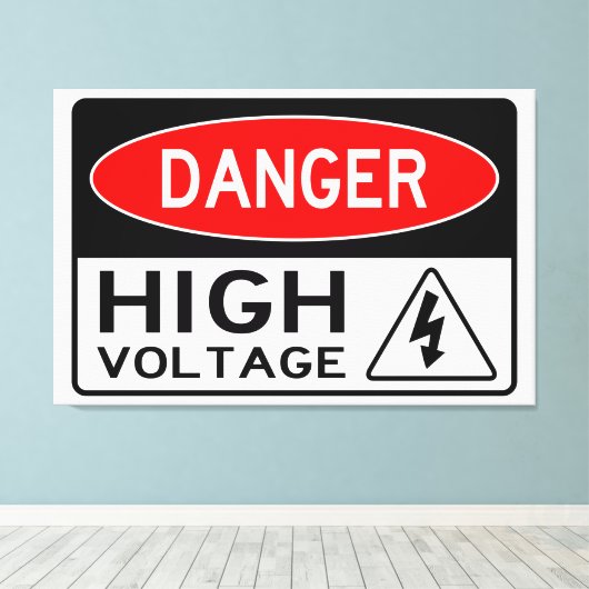 Danger très amusant Haute Volonté Panneau toile Im (Insitu (Plancher de Bois))