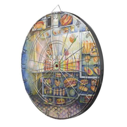 Dangerachtig dicht bij de vun dartbord (Voorkant Rechts)