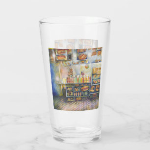 Dangerachtig dicht bij de vun glas