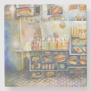 Dangerachtig dicht bij de vun stenen onderzetter