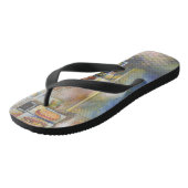 Dangerachtig dicht bij de vun teenslippers (Schuin)