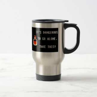 Dangereux D'Aller Sans Café Voyage Mug