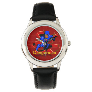 Dangerman Urban Superhero Wall Smash Watch Horloge