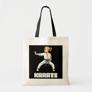 Dangerous and Cute Karate Girl Tote Bag