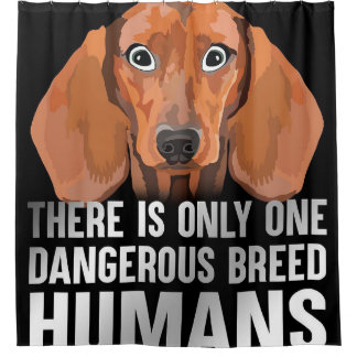Dangerous Breed |Funny Lover Gift Douchegordijn