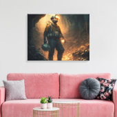 Dangerous Mines Canvas Afdruk (Insitu (Woonkamer))