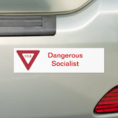 Dangerous Socialist Bumper stciker Bumpersticker (Op auto)