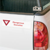 Dangerous Socialist Bumper stciker Bumpersticker (Op Truck)