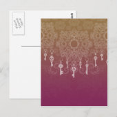 Dangle Keys Briefkaart (Voorkant / Achterkant)