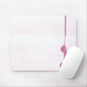 Dangling Pink Muismat telefonische ontvanger (Met muis)