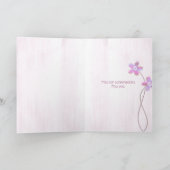 Dangling Roze Kaart voor telefonische ontvangst (Binnen)