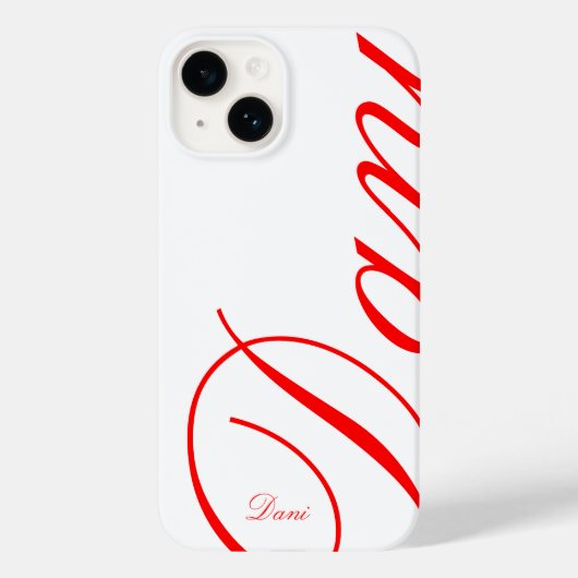 Dani - beau coque iphone (Verso)