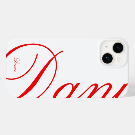 Dani - beau coque iphone (Verso (horizontal))