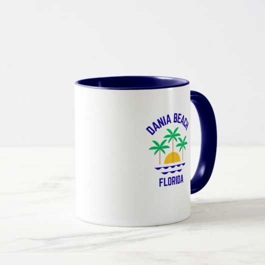 Dania Beach Floride Café Mug (Devant droit)