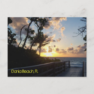 Dania Beach Sunrise Briefkaart