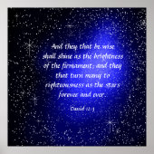 Daniel 12:3 Canvas Print (Voorkant)