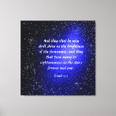 Daniel 12:3 Canvas Print (Voorkant)