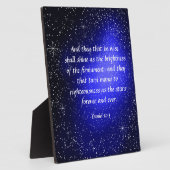 Daniel 12:3 Plaque (Côté)