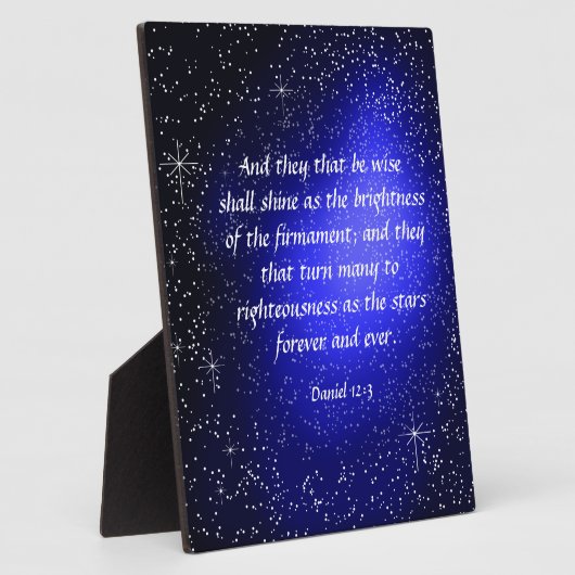 Daniel 12:3 Plaque (Côté)
