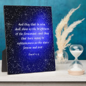 Daniel 12:3 Plaque (Côté)