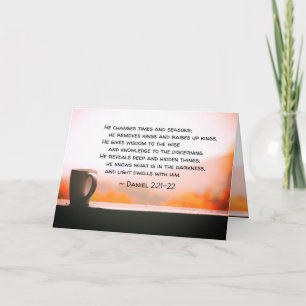 Daniel 2:21-22 Hij verandert tijden en seizoenen Kaart