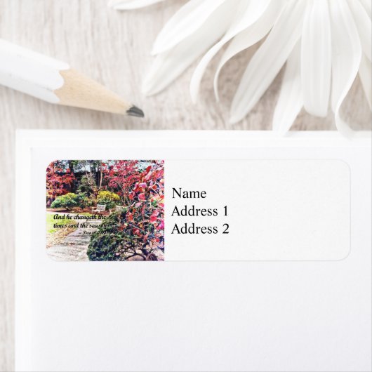 Daniel 2:21 - En de Changeth Etiket (Insitu)