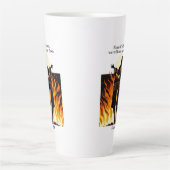 Daniel 3:18 Latte Mug - Uplifting Faith Collection (Devant)
